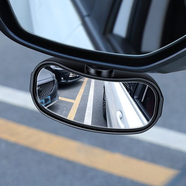 Car Rearview Mirror Assisted Reversing Blind Spot Wide-angle Mirror, Color: Black - Image 9