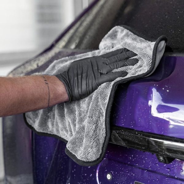 30x40cm Thickened Twisted Braid Cloth Absorbent Car Cleaning Towel (Dark Gray 1pcs) - Image 6