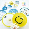 Folding Fan With Handle Cartoon Mini Fabric Hand Fan (Hello Duck) - Image 2