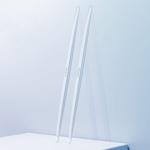 HAOCAI 40cm Car Door Anti-collision Strip Door Edge Bumper Protector, Color: 2pcs Transparent
