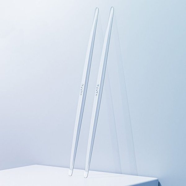 HAOCAI 40cm Car Door Anti-collision Strip Door Edge Bumper Protector, Color: 2pcs Transparent