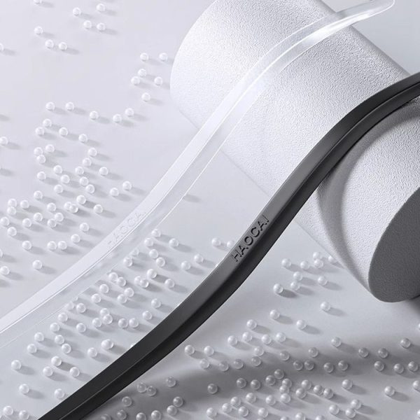 HAOCAI 40cm Car Door Anti-collision Strip Door Edge Bumper Protector, Color: 2pcs Transparent - Image 2