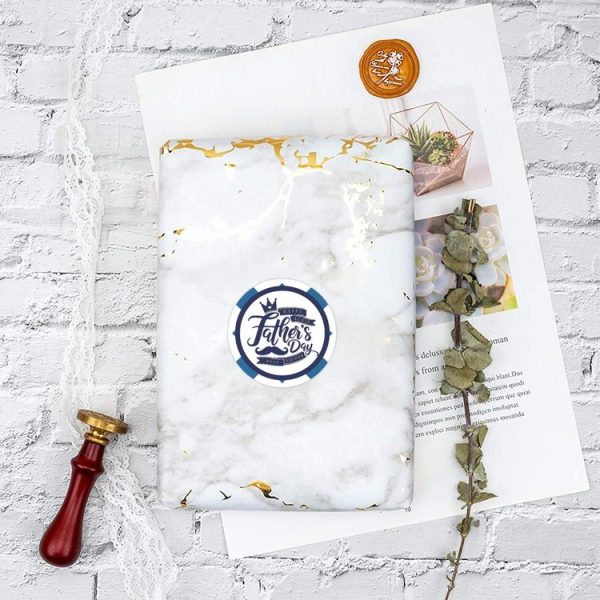 1.5 Inch 500pcs / Roll Happy Fathers Day Stickers For Box And Gifts Wrapping Decoration (Style One) - Image 5