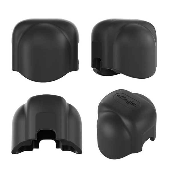 Insta360 X4 AMagisn Silicone Protective Cover Body Case + Lens Cover Black - Image 4