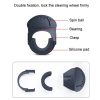 Steering Wheel One-Hand Turning Bearing Type Power-Saving Ball (Black) - Image 2