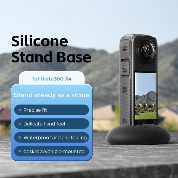 Insta360 X4 aMagisn Silicone Base Vehicle Mounted Fixed Non-slip Holder With Double Dided Glue - Image 2