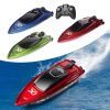 Children 2.4G Mini Remote Control Boat Summer Water Play Electrical Submarine Boys Toys (Blue) - Image 2