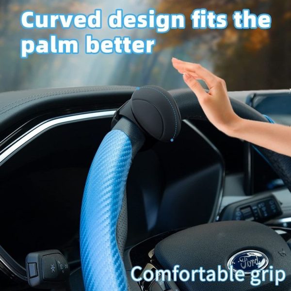 Automobile Multifunctional Bearing Steering Wheel Power Ball (Oval Black) - Image 8