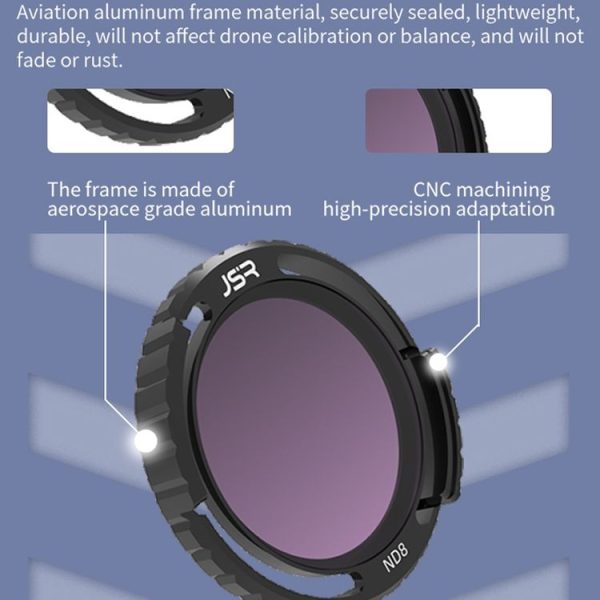 JSR-2050-01 MCUV For DJI Avata 2 Traverser Filter Accessories Camera Scrim Polarizing Lens - Image 5