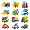 Children Large Particle Engineering Car Educational Assembly Building Block Toys, Style: Fire Truck - Image 3