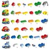 Children Large Particle Engineering Car Educational Assembly Building Block Toys, Style: Fire Truck - Image 4