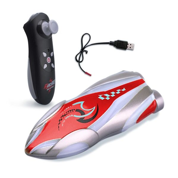 Children 2.4G Mini Remote Control Boat Summer Water Play Electrical Submarine Boys Toys (Red)