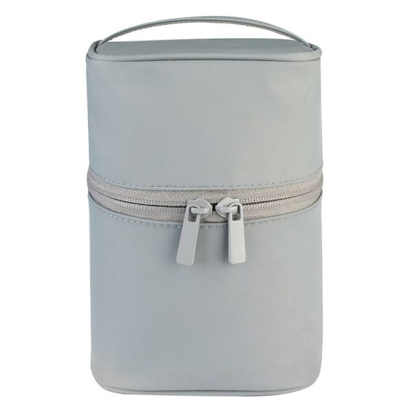 A02-81 Large Capacity Portable Three-dimensional Handheld Cosmetic Bag Travel Toiletry Storage Bag (Grey)