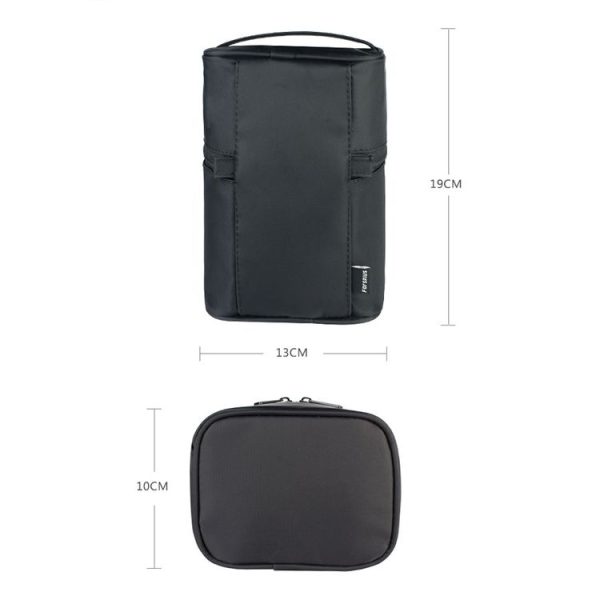 A02-81 Large Capacity Portable Three-dimensional Handheld Cosmetic Bag Travel Toiletry Storage Bag (Grey) - Image 3