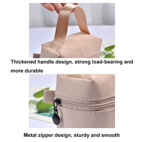 Portable Waterproof Cosmetic Bag Handheld Lipstick and Sanitary Napkin Storage Bag (Green) - Image 5