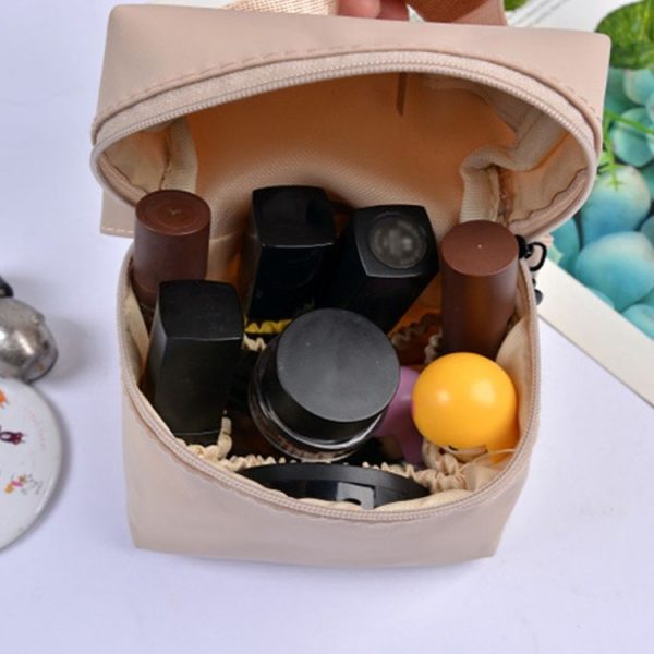 Portable Waterproof Cosmetic Bag Handheld Lipstick and Sanitary Napkin Storage Bag (Green) - Image 7