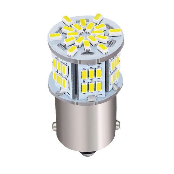 2pcs 1156-3014-5.4W LED Car Lights High Brightness Turn Signal Lights (White Light) - Image 2