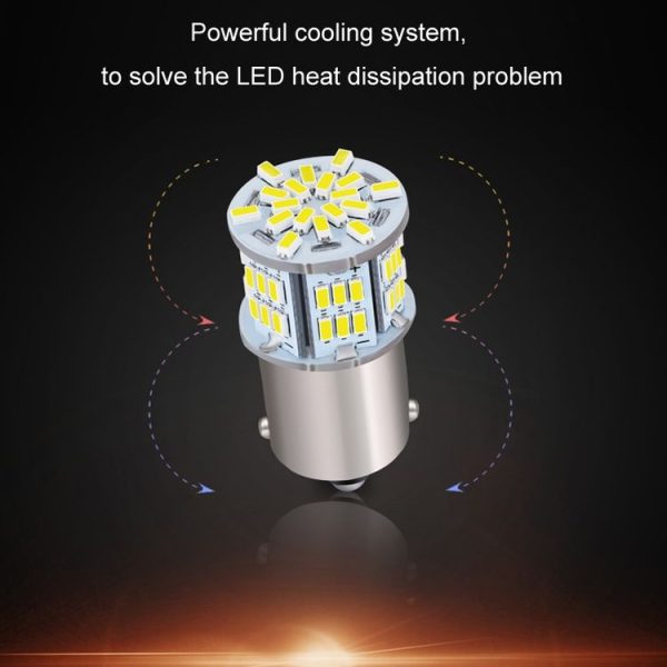 2pcs 1156-3014-5.4W LED Car Lights High Brightness Turn Signal Lights (White Light) - Image 5