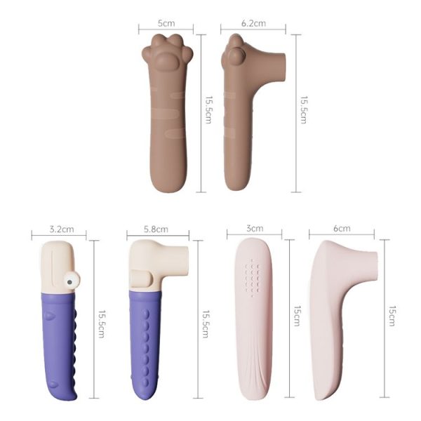 Silicone Door Handle Protector Children Anti-collision Door Pads, Spec: Cat Claw-Beige - Image 2