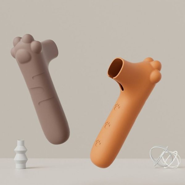 Silicone Door Handle Protector Children Anti-collision Door Pads, Spec: Cat Claw-Beige - Image 6