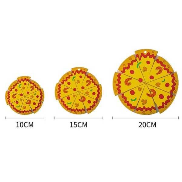 Silicone Insulated Table Placemat Pizza Shaped Bowl Mat PVC Coasters, Size: Small - Image 2