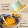 Silicone Insulated Table Placemat Pizza Shaped Bowl Mat PVC Coasters, Size: Small - Image 7