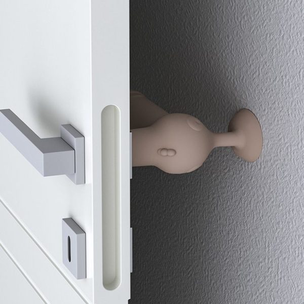 Suction Cup Silicone Door Handle Protective Cover Anti-collision Door Cushion (White) - Image 7