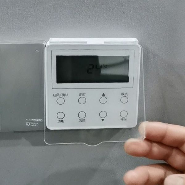 86x86mm CAir Conditioning Switch Control Panel Anti-Touch Dust-Proof Protective Cover (Transparent) - Image 6