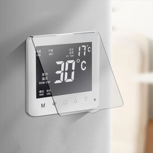 86x86mm CAir Conditioning Switch Control Panel Anti-Touch Dust-Proof Protective Cover (Transparent) - Image 7