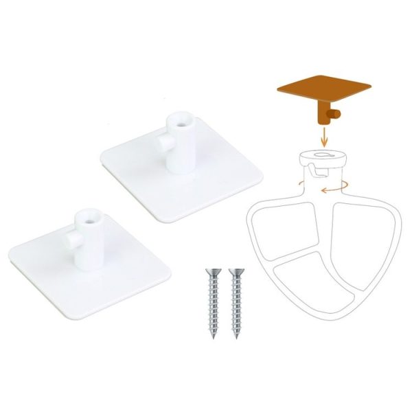 KitchenAid Mixer 2pcs Attachments Holders Storage Hook Accessory Organizer - Image 2