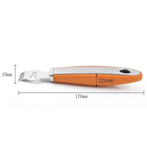 Lemon Grapefruit Scraper Shredder Kitchen Stainless Steel Fruit Squeezer - Image 2
