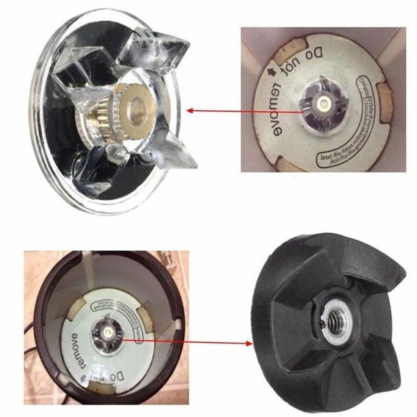 Magic Bullet 250W Blender Juicer 2pcs Base Gear Blade Gear Replacement Part, Spec: Black Wheel - Image 5