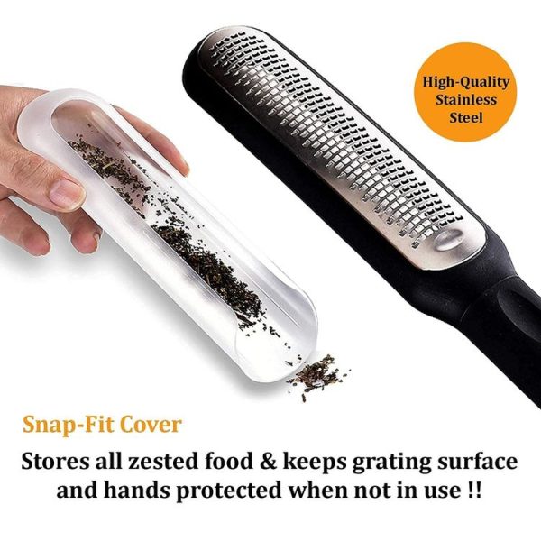 Kitchen Multifunctional Ginger Shredder Stainless Steel Melon And Fruit Scraper With Lid - Image 5