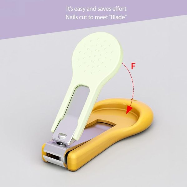 4-In-1 Infant Nails Clippers Newborn Cleaning Care Set (Purple) - Image 5