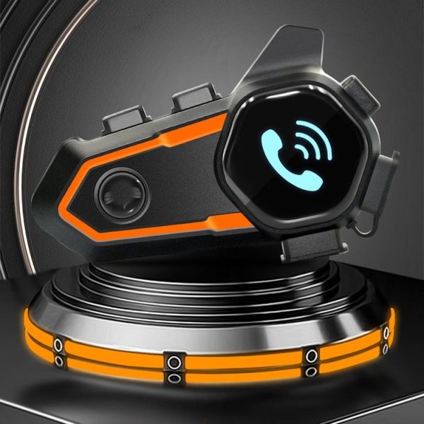 Motorcycle Noise Reduction Waterproof Helmet Cycling Bluetooth Headphones - Image 2