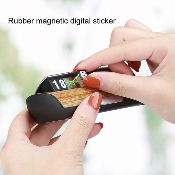 Hidden Luminous Temporary Parking Sign With Car Number, Color: Silver - Image 5
