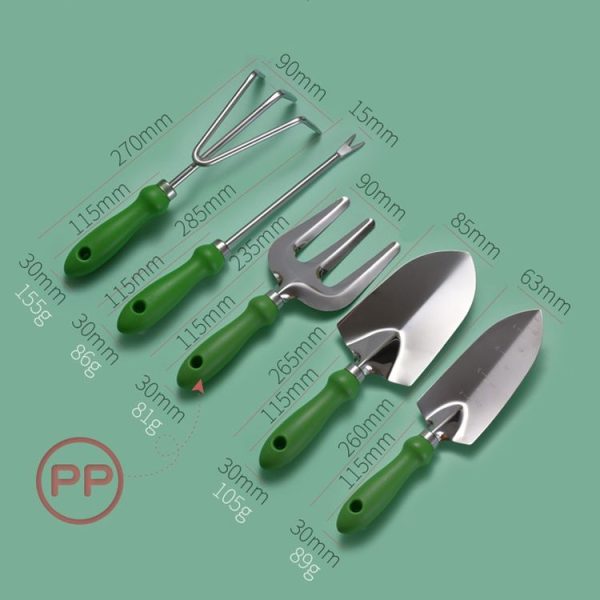 Garden Planting Shoveling Tools Thickened Plastic Handle Gardening Kit, Model: Large Shovel - Image 3