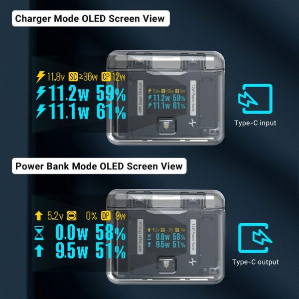 Insta360 X4 CYNOVA Two-Way Charging Butler Screen Display Smart Charging Box - Image 5