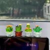 Mini Simulated Cactus Car Navigator Rearview Mirror Ornaments Decoration (4pcs / Set) - Image 9
