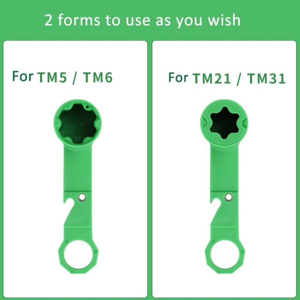 VorWerk Thermomix TM5 TM6 TM21 TM31 Wrench Dough Remover (Green) - Image 3