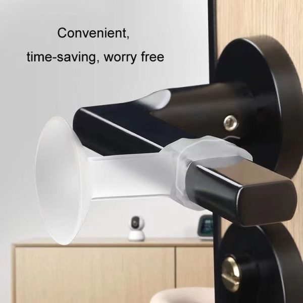 6pcs Transparent Window Door Handle Anti-collision Silicone Protective Cover - Image 4