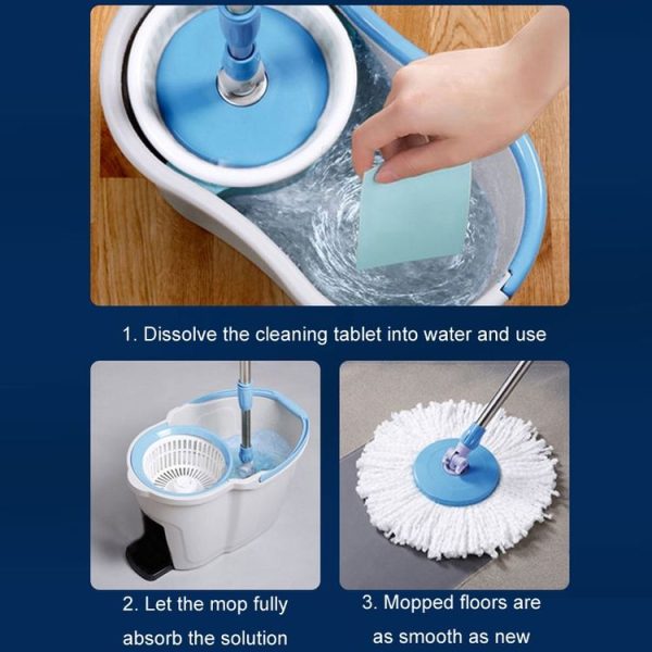 Fragrant Multi-effect Household Tile Floor Care Cleaning Tablets (120pcs Blue Jasmine Flavor) - Image 7