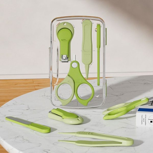 4-in-1 Baby Nail Clipper Set Travel Portable Baby Care Kit (Blue) - Image 2