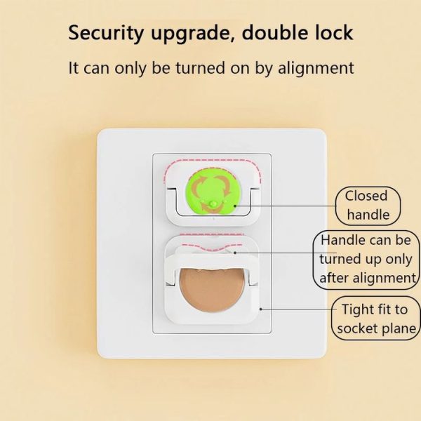 24pcs / Pack Children Anti-Shock Swivel Socket Protective Cap Power Jack Cover (Brown) - Image 4