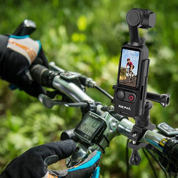 DJI Osmo Pocket 3 HEPAIL Extended Adapter Protective Bezel Extension Handle Cold Shoe Adapter Bracket - Image 11