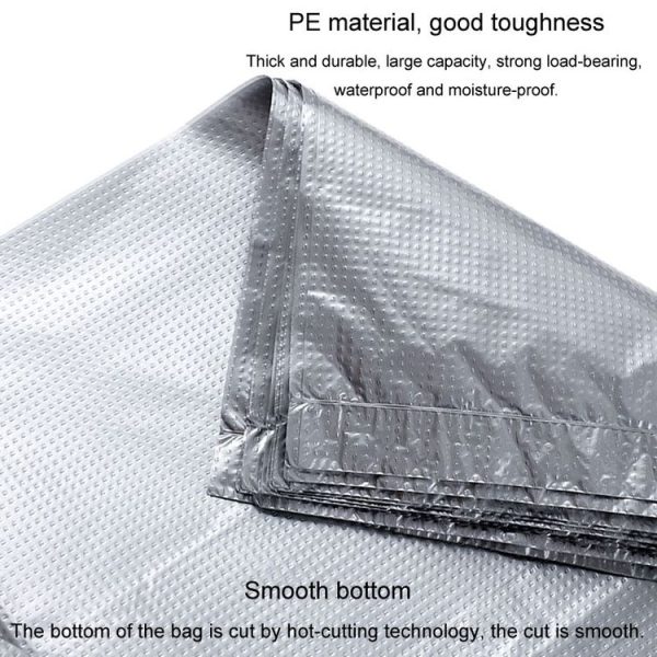 10pcs 55x80cm PE Large-capacity Moving Packing Bags Thickened Quilt Luggage Storage Bags - Image 4