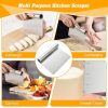 Kitchen Stainless Steel Noodle Scraper Flour Scooper With Scale - Image 5