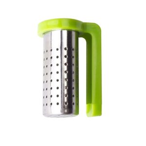 Household Stainless Steel Tea Strainer Simple And Portable Tea Filter (Green)