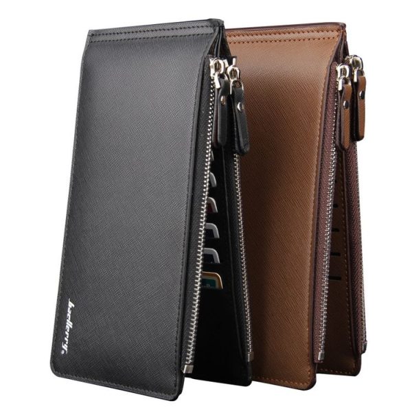 Baellerry CA013 Casual Multi-card Slot Long Wallet Multifunctional Ultra-thin Card Holder (Black) - Image 3