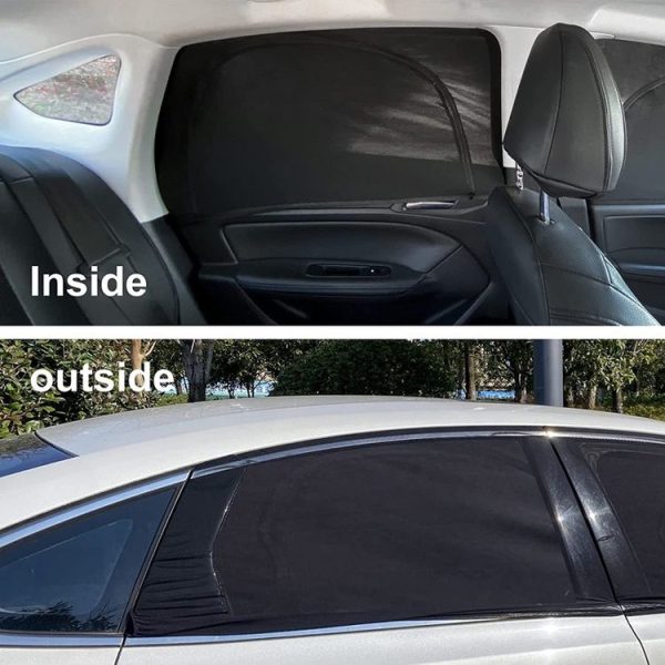 Car Sun Protection Anti-mosquito Window Zipper Sunshade (Front Window (Main+Auxiliary)) - Image 8